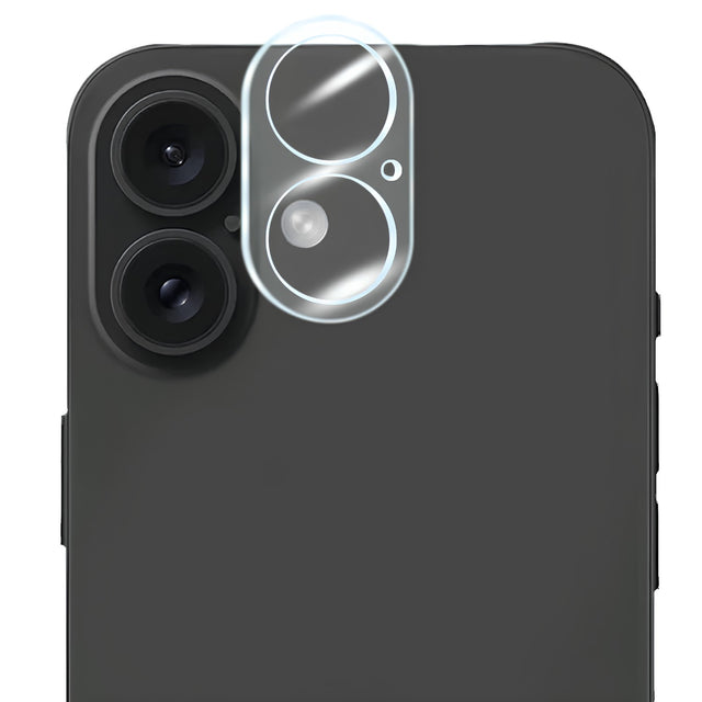 Folie sticlă 3D Vivimall pentru camera Apple iPhone 16 Plus, duritate 9H, vedere frontală