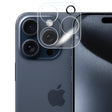 Folie Sticla pentru Camera, Vivimall, Pentru Apple iPhone 16 Pro, 3D, Transparent - vivimall.ro