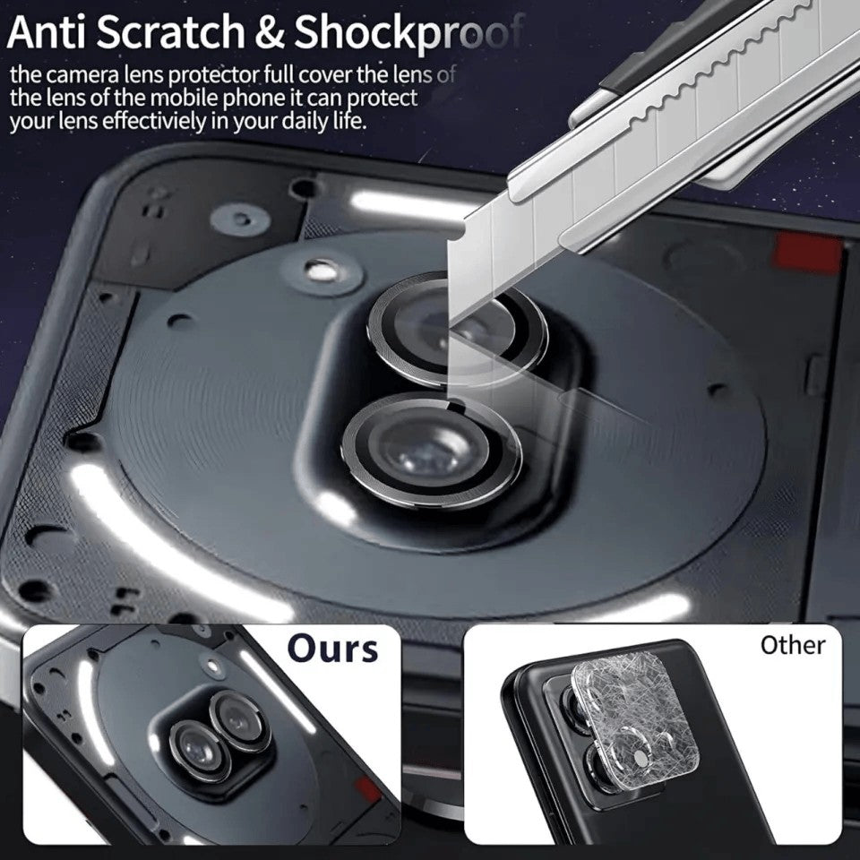 Folie Sticla pentru Camera, Vivimall,Pentru Nothing Phone 2, 3D, Transparent - vivimall.ro