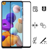 Folie sticla protectie Full Glue pentru Samsung Galaxy A9 2018, Negru - vivimall.ro