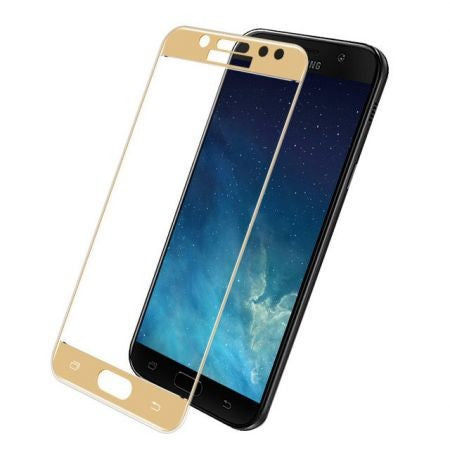 Folie Sticla Samsung Galaxy J3 2017 4D/5D Auriu - vivimall.ro