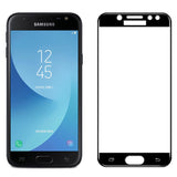 Folie Sticla Samsung Galaxy J3 2017 4D/5D Negru - vivimall.ro