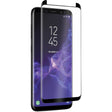 Folie sticlă securizată curbată Full Face pentru Samsung Galaxy S9 Plus, negru, vedere frontală produs
