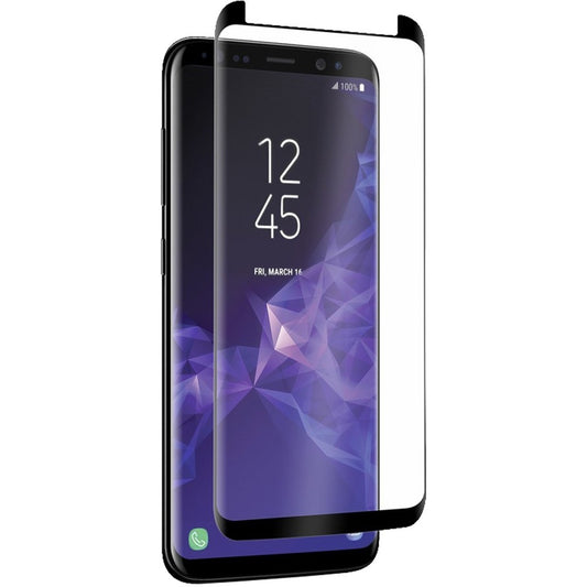 Folie Sticla Securizata Curbata Vivimall Full Face, lipici pe toata suprafata, pentru Samsung Galaxy S9 Plus, Negru - vivimall.ro
