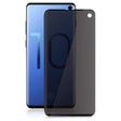 Folie sticlă securizată Privacy Samsung Galaxy S10, Full Glue 9H negru, vedere frontală