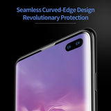 Folie Sticla securizata electrostatica Flippy pentru iPhone 12 / 12 Pro, Sticla ESD, Top Glass, Anti-static, Negru - vivimall.ro