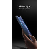 Folie Sticla securizata electrostatica Flippy pentru iPhone 12 Pro Max, Sticla ESD, Top Glass, Anti-static, Negru - vivimall.ro