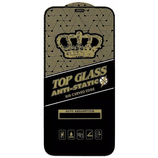 Folie Sticla securizata electrostatica Vivimall pentru iPhone 7 Plus / 8 Plus, Sticla ESD, Top Glass, Anti-static, Negru - vivimall.ro