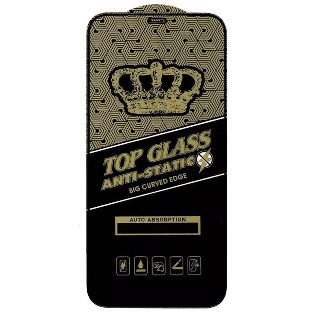 Folie Sticla securizata electrostatica Flippy pentru Samsung A21S, Sticla ESD, Top Glass, Anti-static, Negru - vivimall.ro