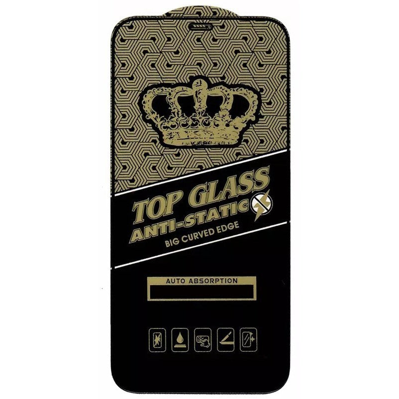Folie Sticla securizata electrostatica Flippy pentru Samsung A52 / A52 5G, Sticla ESD, Top Glass, Anti-static, Negru - vivimall.ro