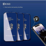 Folie Sticla securizata electrostatica Flippy pentru Samsung A54 5G, Sticla ESD, Top Glass, Anti-static, Negru - vivimall.ro