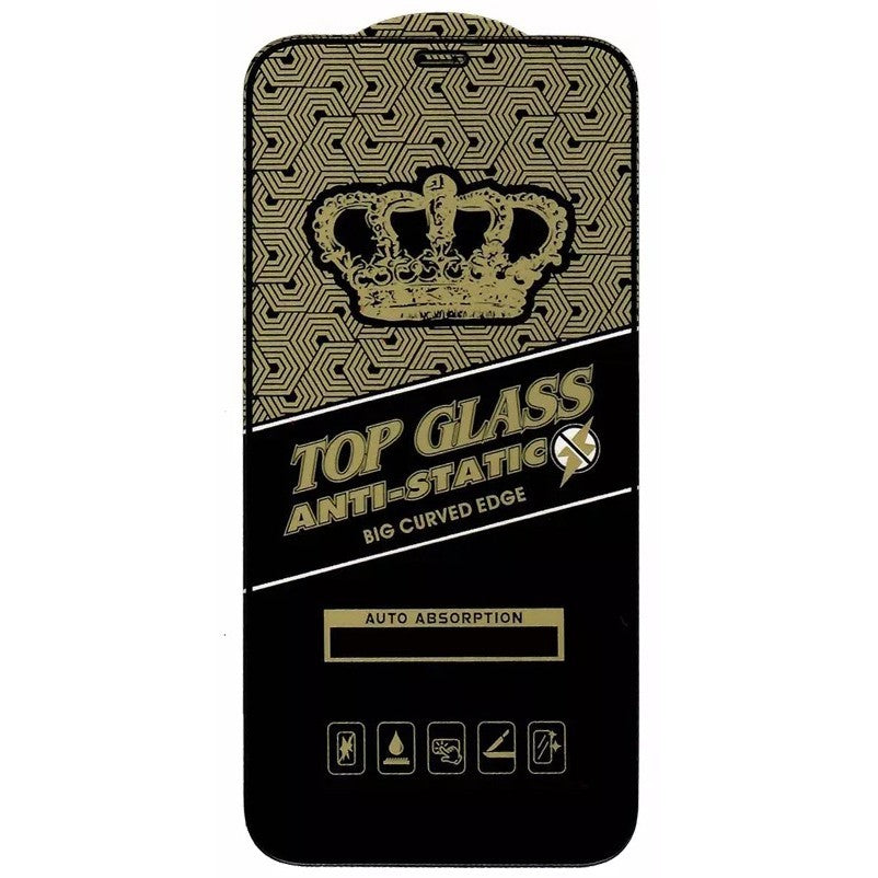 Folie Sticla securizata electrostatica Flippy pentru Samsung A71, Sticla ESD, Top Glass, Anti-static, Negru - vivimall.ro