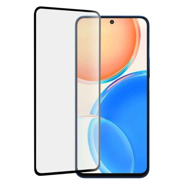 Folie Sticla Securizata Flippy compatibil cu Honor X8 4G, Full Glue Negru - vivimall.ro