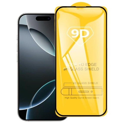 Aplicare folie sticlă securizată pe Apple iPhone 16, acoperire completă ecran