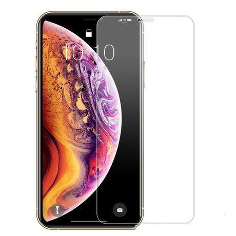 Folie de sticlă securizată Full Glue 2.5D pentru Apple iPhone 16 Plus, transparență 99%, duritate 9H, vedere frontală