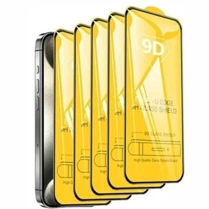 Detaliu tratament hidrofob și anti-amprentă folie Tempered Glass 9D iPhone 16 Pro Max, Vivimall