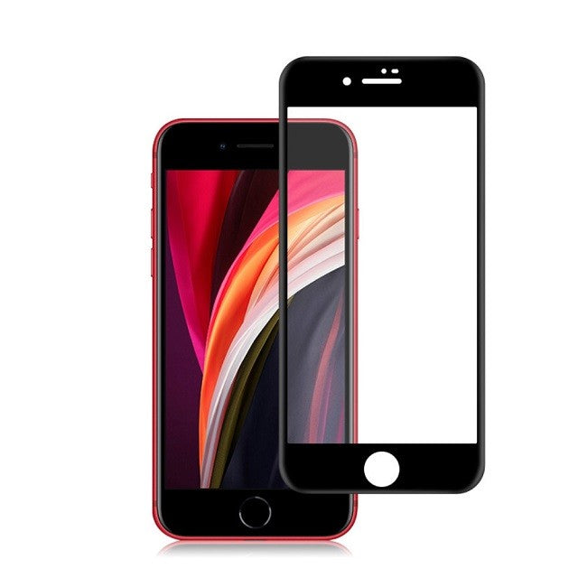 Folie Sticla securizata Flippy® compatibila cu Apple iPhone 7/8G/SE 2020 Full Glue Negru - vivimall.ro
