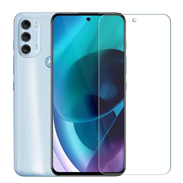 Folie sticlă securizată 2.5D HD pentru Motorola Moto G24, vedere frontală, transparentă, anti-zgârieturi