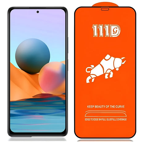 Folie sticlă securizată Full Cover 111D pentru Samsung A05, margini negre, vedere frontală