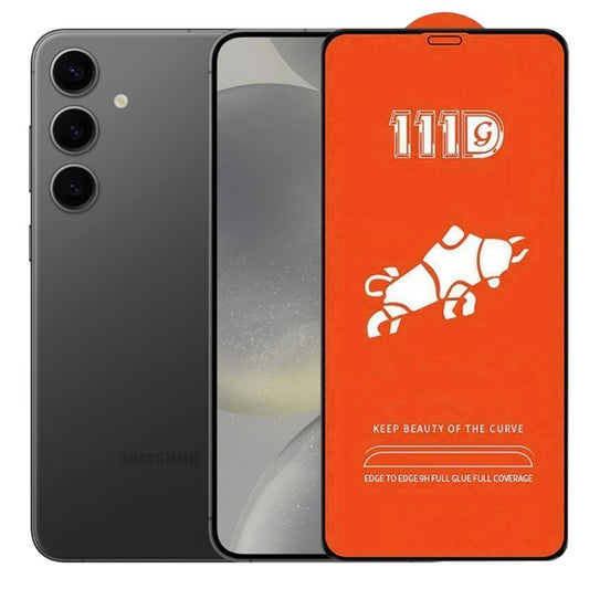 Folie Sticla Securizata pentru Samsung Galaxy S24 Plus 5G, Vivimall, Sticla de Protectie Compatibila cu Samsung Galaxy S24 Plus 5G, Full Cover 111D, HD, Margini Negre, Transparenta - vivimall.ro