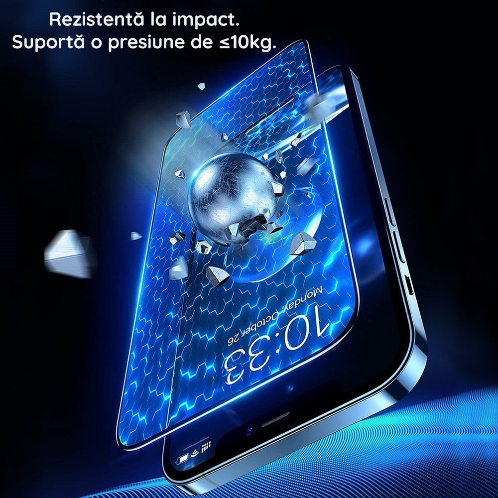 Folie Sticla Securizata pentru Xiaomi Redmi note12 Pro, Flippy, Sticla de Protectie Compatibila cu Xiaomi Redmi note12 Pro, Full Cover 111D, HD, Margini Negre, Transparenta - vivimall.ro