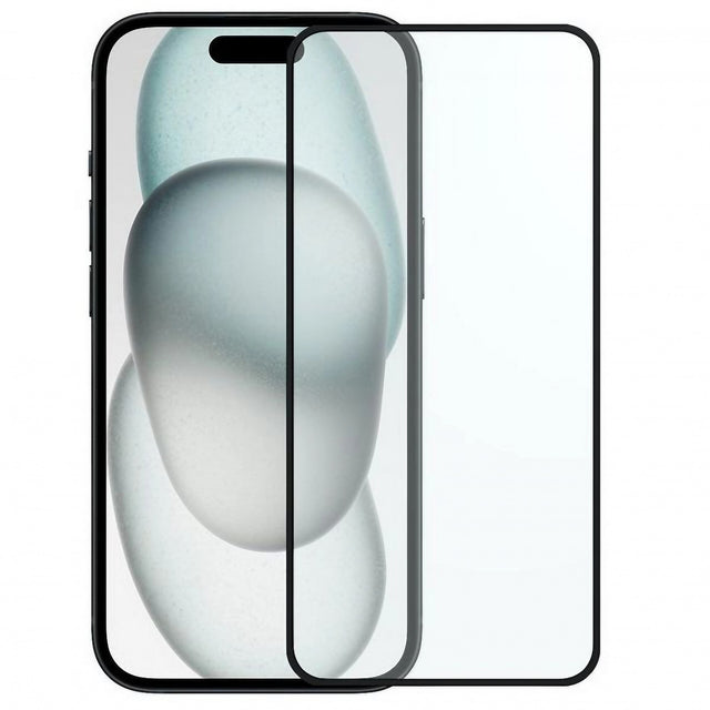 Folie Sticla Securizata, Vivimall, Pentru Apple iPhone 16 Plus, Full Glue, Margini Negre, Transparent - vivimall.ro