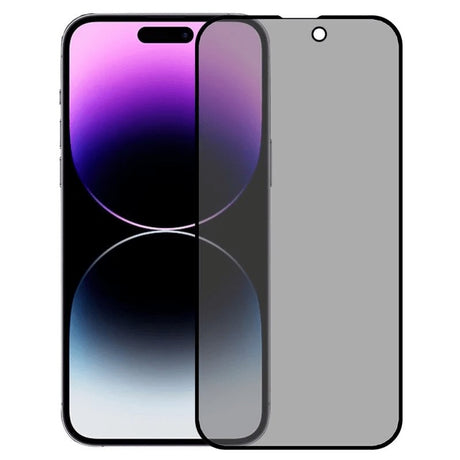 Folie Sticla Securizata, Vivimall, Pentru Apple iPhone 16 Plus, Privacy Classic, 2.5D, Confidentialitate 30°, Negru Transparent - vivimall.ro
