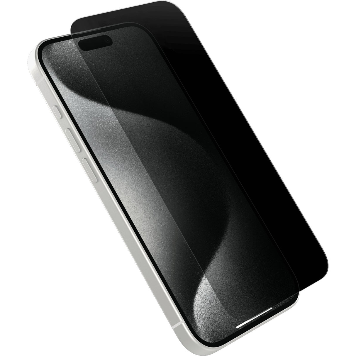 Folie privacy sticlă securizată iPhone 16 Pro, model Privacy Classic 2.5D, vedere frontală produs