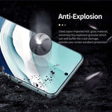 Folie Sticla Securizata, Vivimall, Pentru Huawei Mate 50 Pro, Full Glue, Margini Negre, Transparent - vivimall.ro