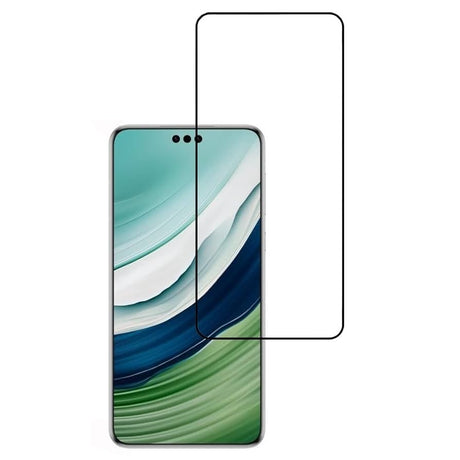 Folie sticlă securizată Huawei Mate 60 Pro, Full Glue, margini negre, vedere frontală produs