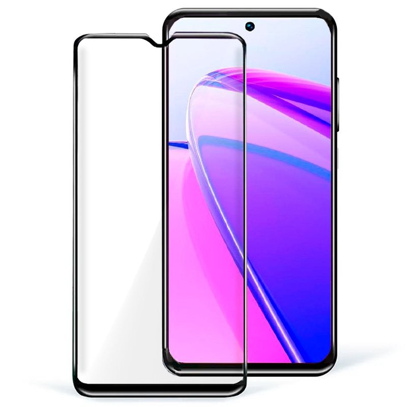 Folie Sticla Securizata, Flippy, Pentru Realme C55, Full Glue, Margini Negre, Transparent - vivimall.ro