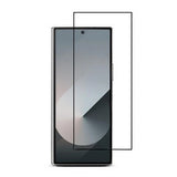 Folie sticlă securizată Vivimall pentru Samsung Galaxy Z Fold 6 Ultra, Full Glue, margini negre – vedere frontală