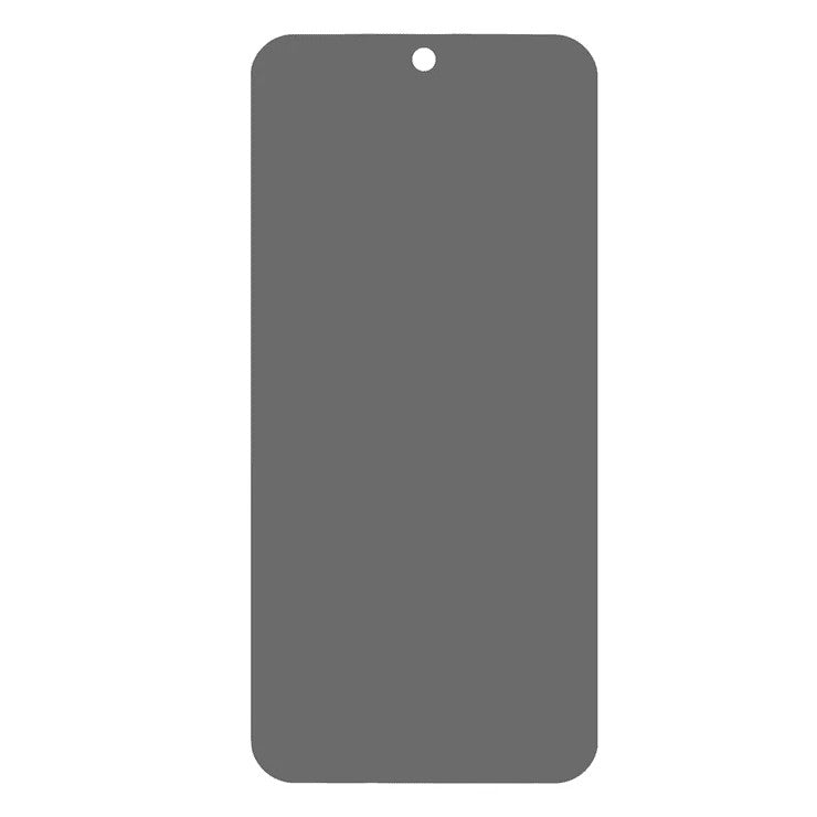 Folie Vivimall Privacy Classic montată pe Xiaomi Redmi Note 13, efect confidențialitate lateral activ
