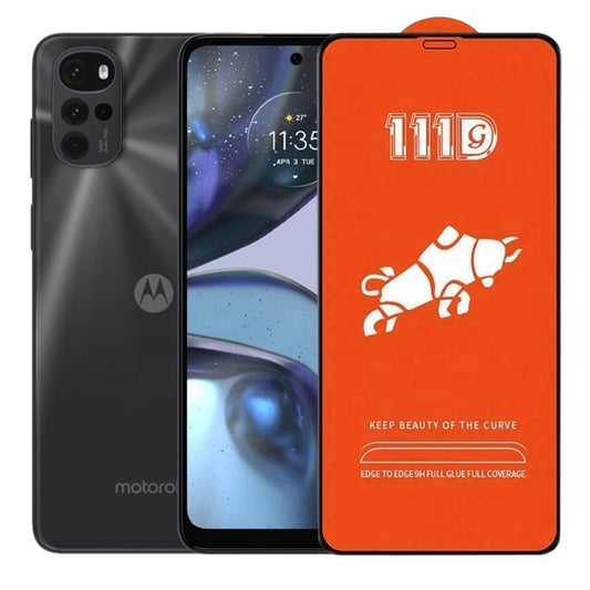 Folie Sticla Securizata pentru Motorola Moto G22, Vivimall, Sticla de Protectie Compatibila cu Motorola Moto G22, Full Cover 111D, HD, Margini Negre, Transparenta - vivimall.ro