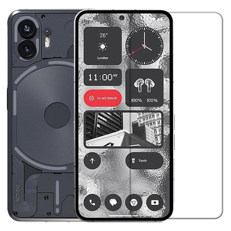Folie Sticla Securizata pentru Nothing Phone 2, Vivimall, Sticla de protectie Compatibila cu Nothing Phone 2, 2.5D, HD, Transparenta - vivimall.ro