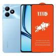 Folie sticlă securizată Realme Note 50, Full Cover 111D, margini negre, vedere frontală produs