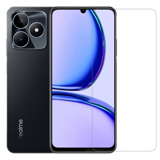 Folie Sticla Securizata pentru Realme C53, Vivimall, Sticla de protectie Compatibila cu Realme C53, 2.5D, HD, Transparenta - vivimall.ro