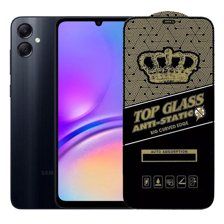 Folie Sticla Securizata pentru Samsung Galaxy A05, Flippy, Sticla ESD Antistatic, Sticla de Protectie pentru Samsung Galaxy A05, Margini negre, Transparent - vivimall.ro
