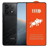 Folie Sticla Securizata pentru Xiaomi Redmi K70 Pro, Flippy, Sticla de Protectie Compatibila cu Xiaomi Redmi K70 Pro, Full Cover 111D, HD, Margini Negre, Transparenta - vivimall.ro