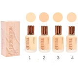 Fond de ten Kevin&Coco model Tulip aplicat pe ten mediu, finish luminos natural, acoperire naturală