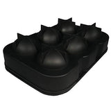 Forma pentru Gheata, Vivimall, 6 Forme Sferice, din Silicon, 17 x 12 x 6 cm, Negru - vivimall.ro