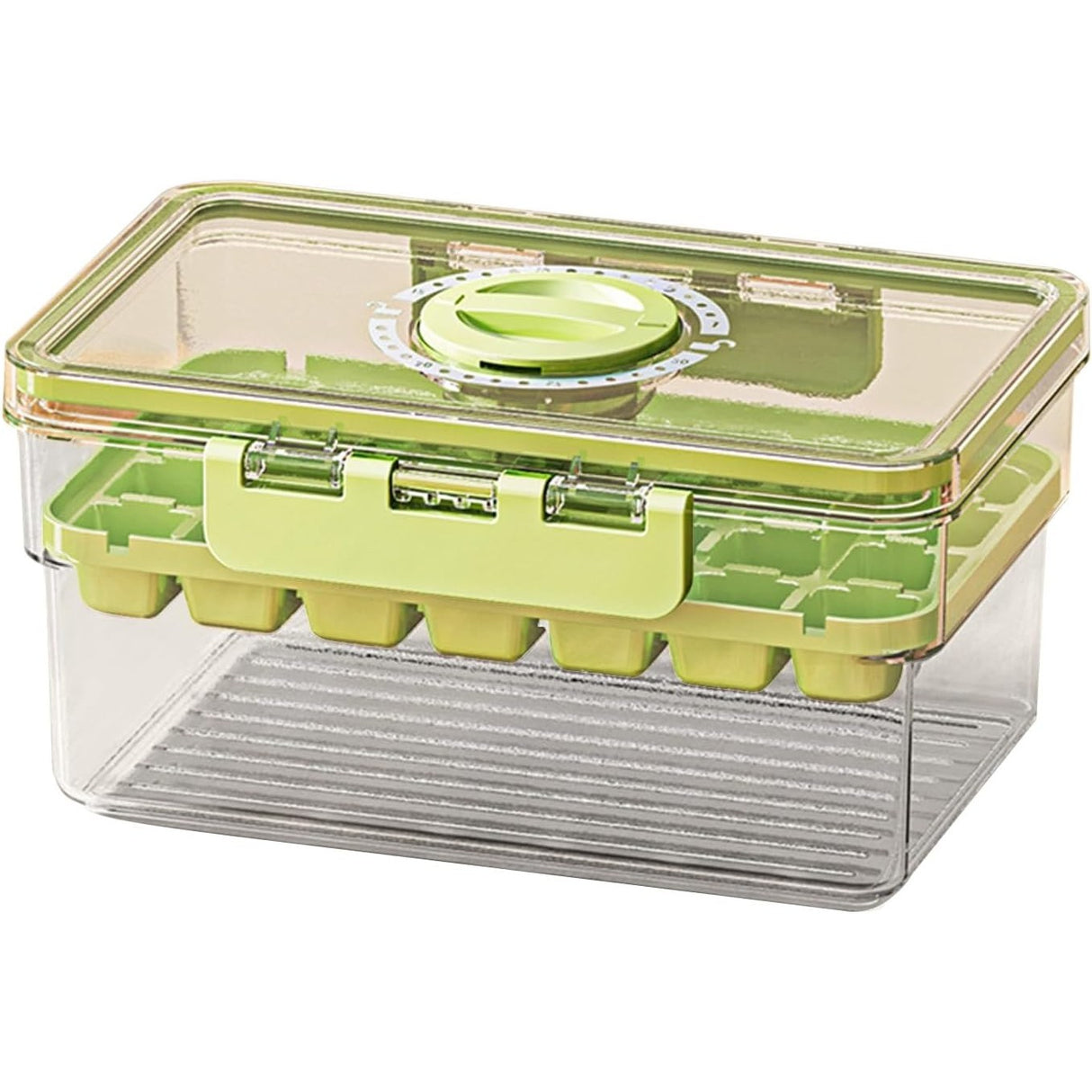 Forma de Gheata, Vivimall, un Strat, Inchidere Etans, din PP+PET, 19 x 12 x 9.5 cm, Verde - vivimall.ro