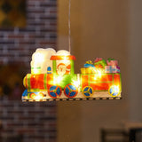 Karácsonyi Ablakdekorációs Vonat, LED-ekkel, 26 Cm 