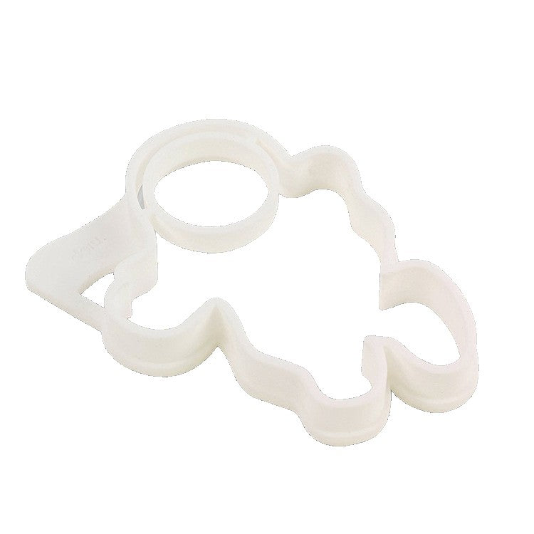 Forma pentru Alimente, Vivimall, pentru Omlete/Prajituri/Clatite, din Silicon, Model Astronaut,15 x 11.5 x 2 cm, Alb - vivimall.ro