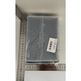 Forma pentru Gheata, Vivimall, 6 Forme Patrate cu Capac, din Silicon, 17 x 12 x 6 cm, Negru - vivimall.ro