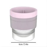 Forma pentru Gheata, Flippy, Sfera XL 6 cm, Silicon Alimentar Premium, Reutilizabila, Topire Lenta pentru Whiskey si Cocktail, Design Stackable, Roz