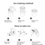 Forma pentru Gheata, Flippy, Sfera XL 6 cm, Silicon Alimentar Premium, Reutilizabila, Topire Lenta pentru Whiskey si Cocktail, Design Stackable, Roz