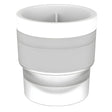 Forma pentru Gheata, Flippy, Sfera XL 6 cm, Silicon Alimentar Premium, Reutilizabila, Topire Lenta pentru Whiskey si Cocktail, Design Stackable, Alb - vivimall.ro
