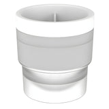 Forma pentru Gheata, Flippy, Sfera XL 6 cm, Silicon Alimentar Premium, Reutilizabila, Topire Lenta pentru Whiskey si Cocktail, Design Stackable, Alb