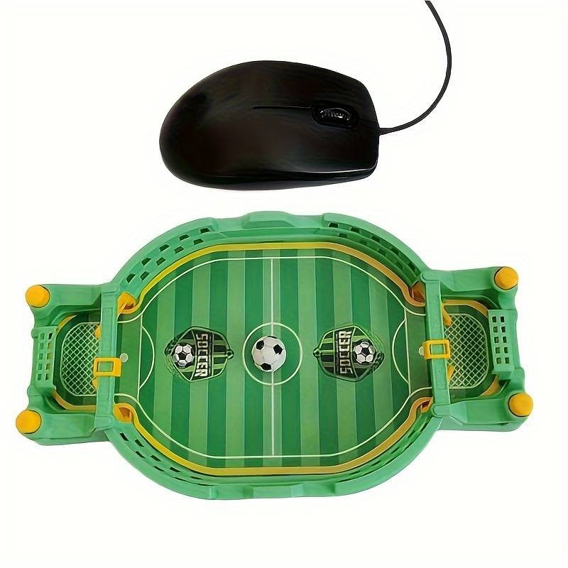 Fotbal de Masa Interactiv pentru Copii, Vivimall, cu 2 Mingi Incluse, Tabela Scor, 22.8x12x4 cm, Verde - vivimall.ro
